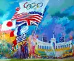 Opera lui LeRoy Neiman, pictorul olimpic, cu o carieră de peste 60 de ani imortalizând sportul