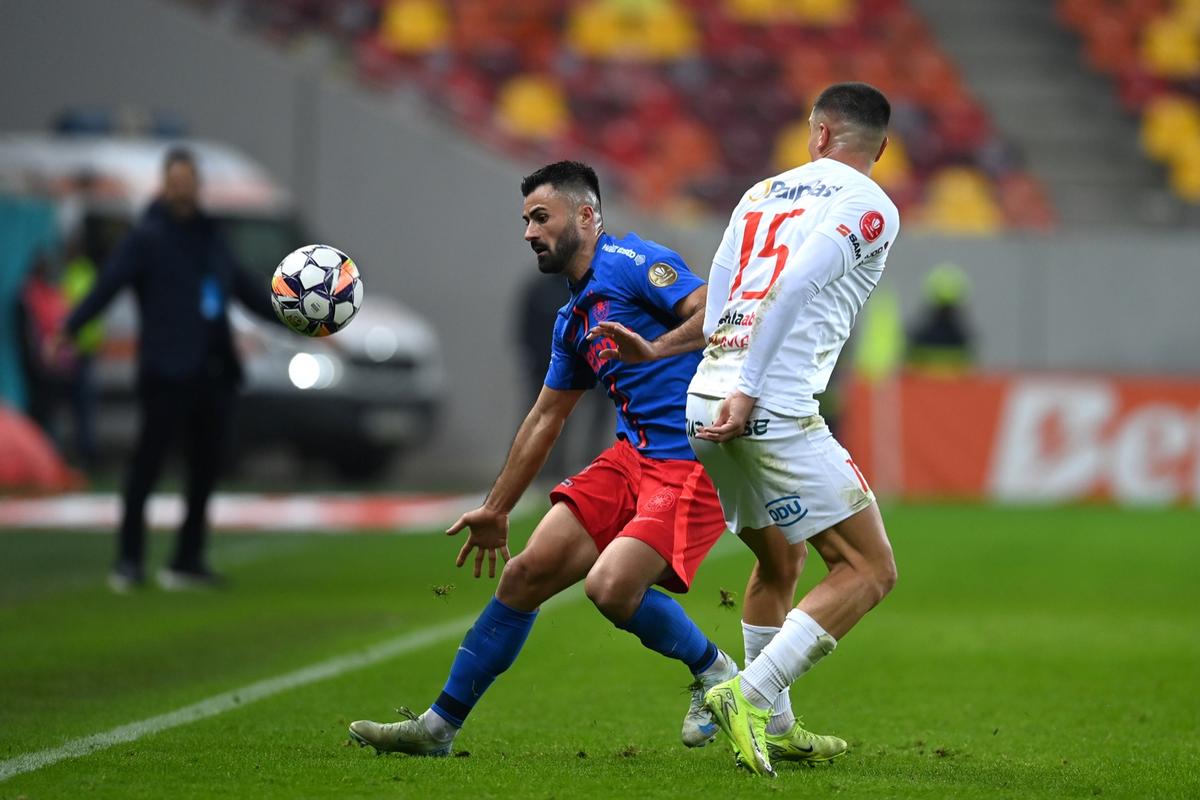 No Olaru, no party! Fără căpitanul Darius, FCSB a smuls cu forcepsul o remiză cu Hermannstadt prin „nebunia” lui Crețu