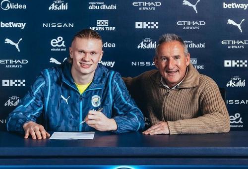 Erling Haaland (24 de ani), atacantul celor de la Manchester City, și a prelungit contractul cu campioana Angliei până în vara anului 2034.