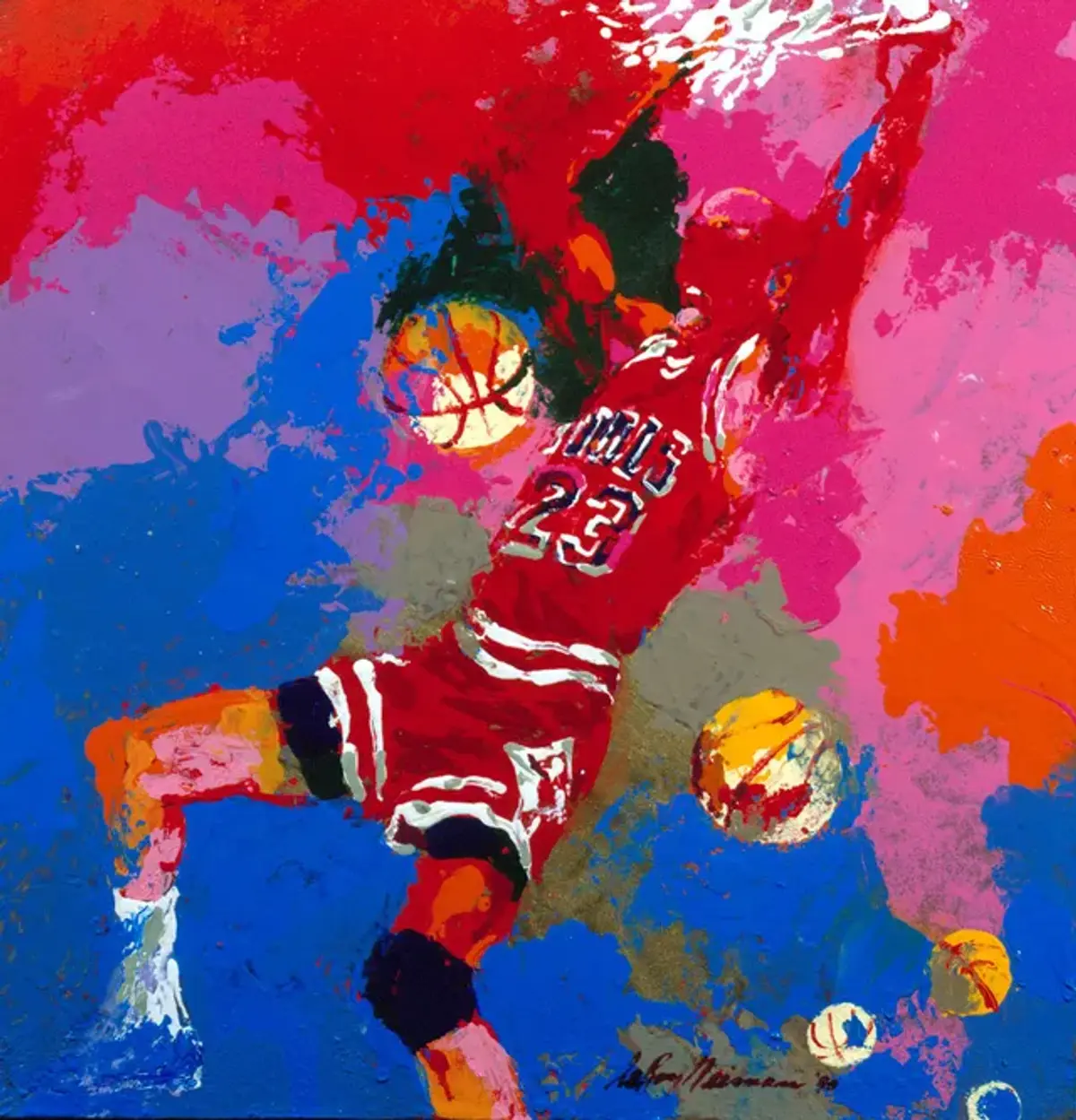 Opera lui LeRoy Neiman, pictorul olimpic, cu o carieră de peste 60 de ani imortalizând sportul