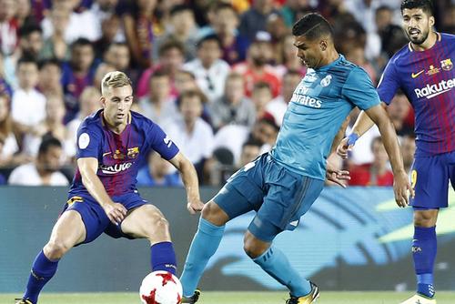 Gerard Deulofeu, Casemiro și Luis Suarez / Foto: Imago Images