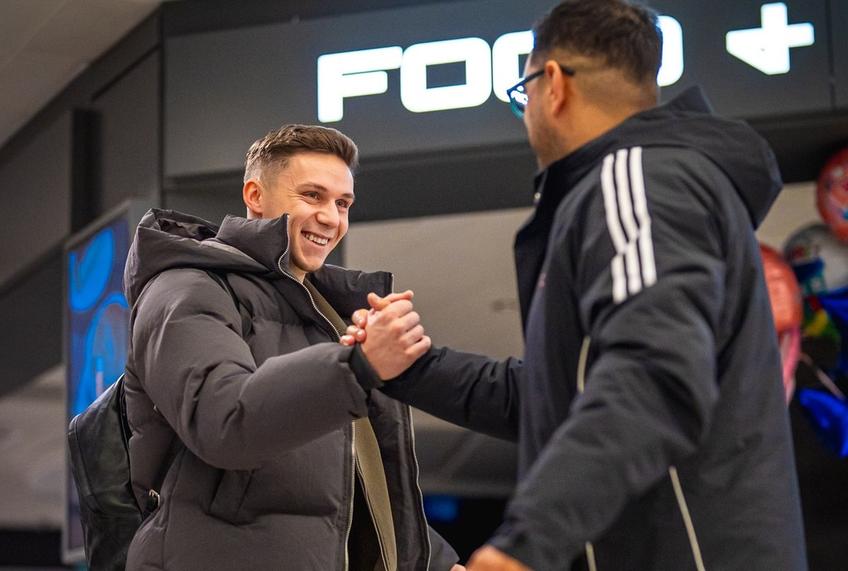 Louis Munteanu a aterizat în Washington // FOTO: @dcunited
