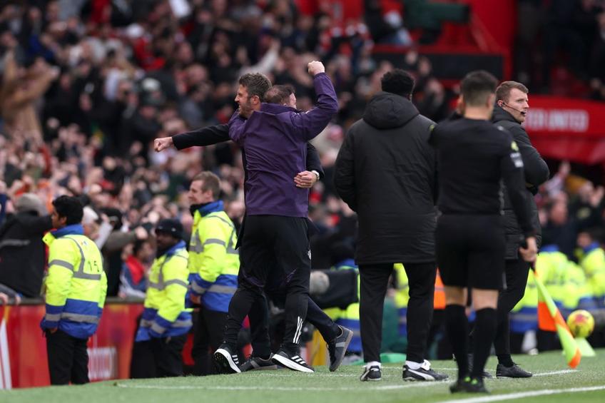 Michael Carrick a debutat pe banca lui Manchester United cu o victorie în fața rivalei Manchester City, scor 2-0 / Foto: Getty Images