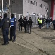 Peluza Nord Rapid la meciul cu Metaloglobus / foto: Andrei Furnigă (GSP.ro)