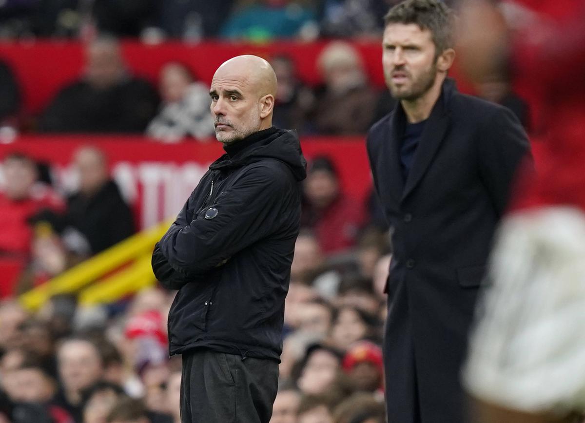 Manchester United - Manchester City, debutul lui Michael Carrick