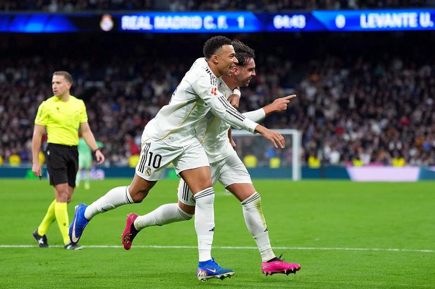 Mbappe și Asencio au înscris cu Levante // foto: Guliver/gettyimages