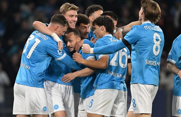 Napoli câștigă cu emoții și păstrează șanse la „scudetto” » Cum arată clasamentul din Serie A