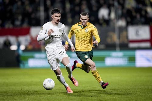 Dennis Man în Fortuna Sittard - PSV, scor 1-2 / Foto: Imago Images