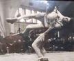 Singura imagine cu Ioan Crâsnic la victoria în fața ungurului Iosif Gal, campionul mondial en-titre, în 1952