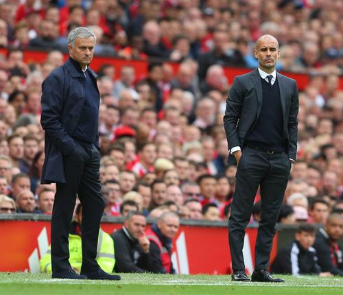 Jose Mourinho și Pep Guardiola FOTO Imago