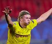 Erling Haaland (20 de ani), starul celor de Borussia Dortmund, a ieșit din nou în evidență. De această dată, în manșa tur a optimilor de finală din Champions League cu Sevilla (3-2).