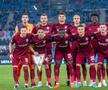 Titularii lui CFR Cluj pe „Olimpico”, cu Lazio // foto: Imago Images