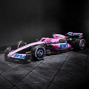 A523, monopostul Alpine pentru sezonul 2023 de Formula 1 // foto: Instagram @ alpinef1team