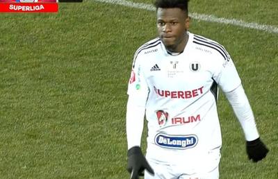 Thiam și Gomes, goluri superbe împotriva Chindiei » Doi colegi de la U Cluj s-au întrecut în lufturi