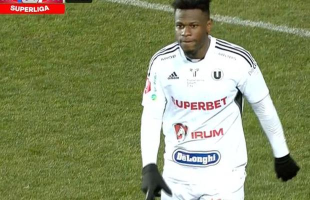 Thiam și Gomes, goluri superbe împotriva Chindiei » Doi colegi de la U Cluj s-au întrecut în lufturi