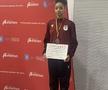 Jennifer Dossey, la Campionatul Național de Atletism (17 februarie 2024) / FOTO: GSP.ro