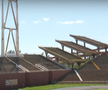 Stadionul Mmabatho, o arenă originală și neîngrijită din Africa de Sud / Sursa foto: Newzroom Afrika (YouTube, captură de ecran)