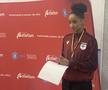 Jennifer Dossey, la Campionatul Național de Atletism (17 februarie 2024) / FOTO: GSP.ro