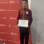 Jennifer Dossey, la Campionatul Național de Atletism (17 februarie 2024) / FOTO: GSP.ro