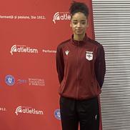 Jennifer Dossey, la Campionatul Național de Atletism (17 februarie 2024) / FOTO: GSP.ro
