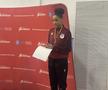 Jennifer Dossey, la Campionatul Național de Atletism (17 februarie 2024) / FOTO: GSP.ro