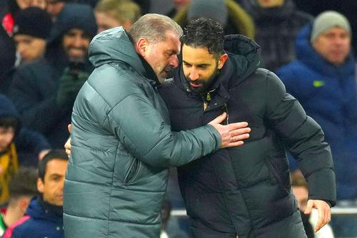 Ange Postecoglou și Ruben Amorim. Foto: Imago