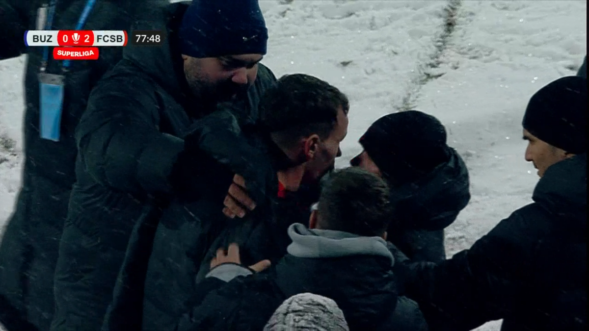 Alexandru Pantea s-a accidentat în Buzău - FCSB și a părăsit terenul în lacrimi
