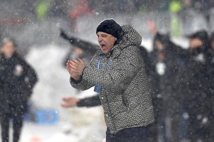 Marius Șumudică în Rapid - Botoșani, runda #27 din Superliga // Imagini surprinse de Eduard Vînătoru