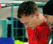 Alexandru Pantea s-a accidentat în Gloria Buzău - FCSB, foto: captură Prima Sport