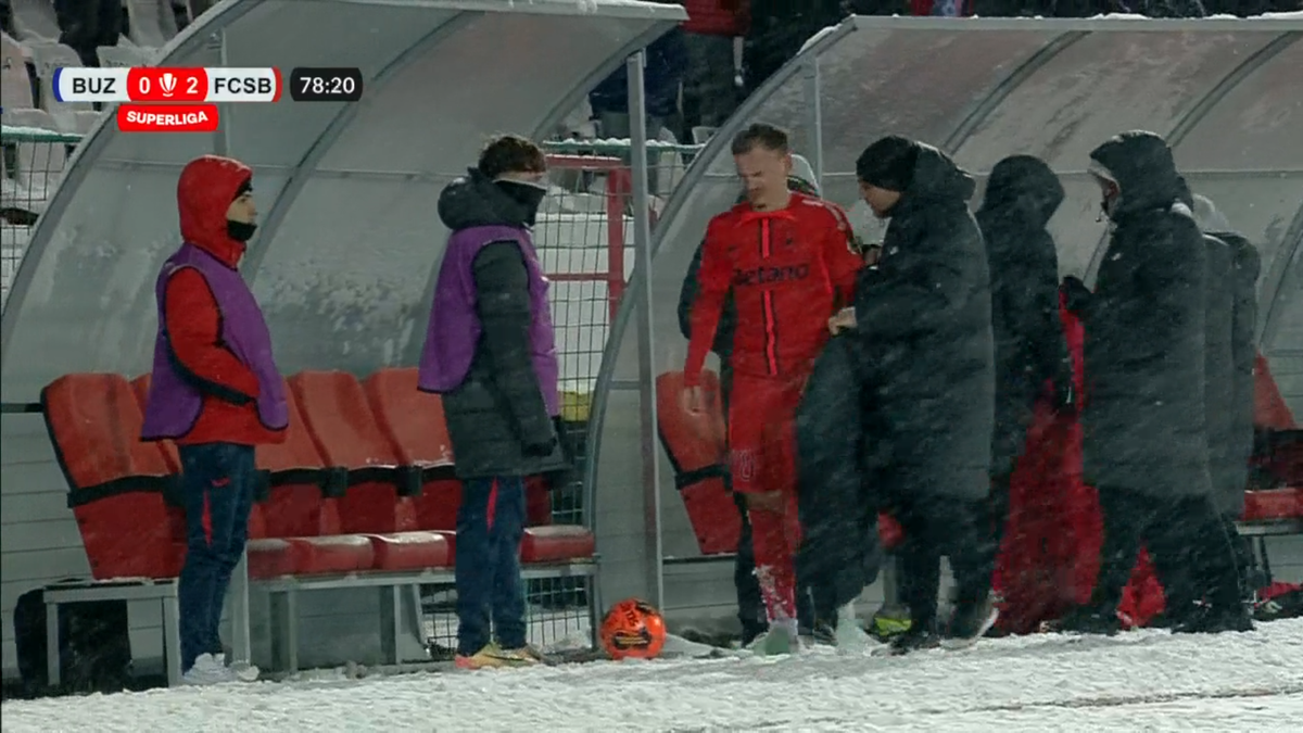 Alexandru Pantea s-a accidentat în Buzău - FCSB și a părăsit terenul în lacrimi