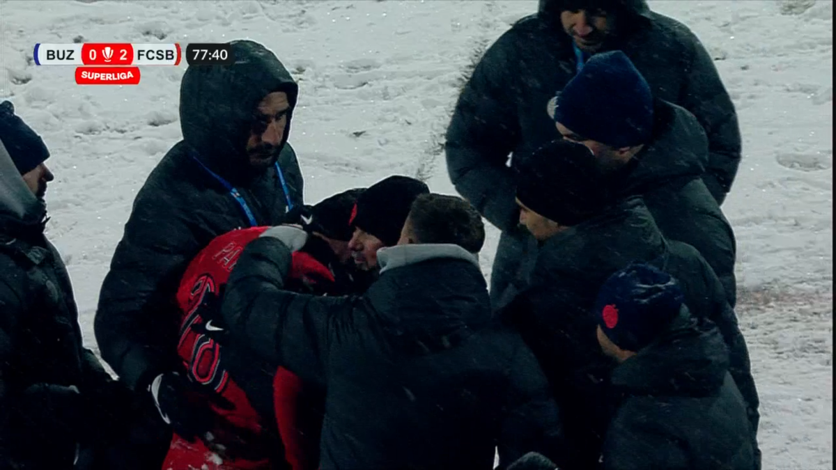 Alexandru Pantea s-a accidentat în Buzău - FCSB și a părăsit terenul în lacrimi
