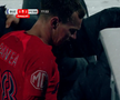 Alexandru Pantea s-a accidentat în Buzău - FCSB și a părăsit terenul în lacrimi, foto: captură Prima Sport