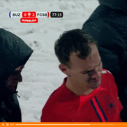 Alexandru Pantea s-a accidentat în Buzău - FCSB și a părăsit terenul în lacrimi, foto: captură Prima Sport
