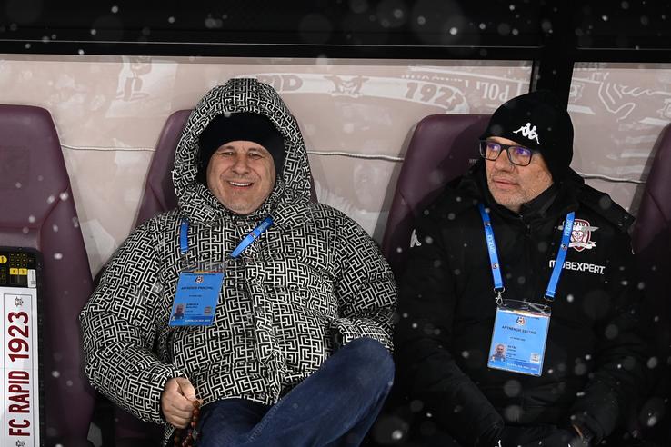 Marius Șumudică în Rapid - Botoșani, runda #27 din Superliga // Imagini surprinse de Eduard Vînătoru