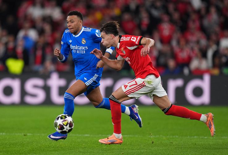 Benfica - Real Madrid, manșa tur a play-off-ului pentru „optimile” UCL // FOTO: Getty Images