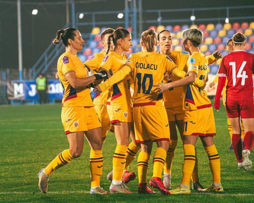 Naționala feminină a României/ foto: FRF.ro.