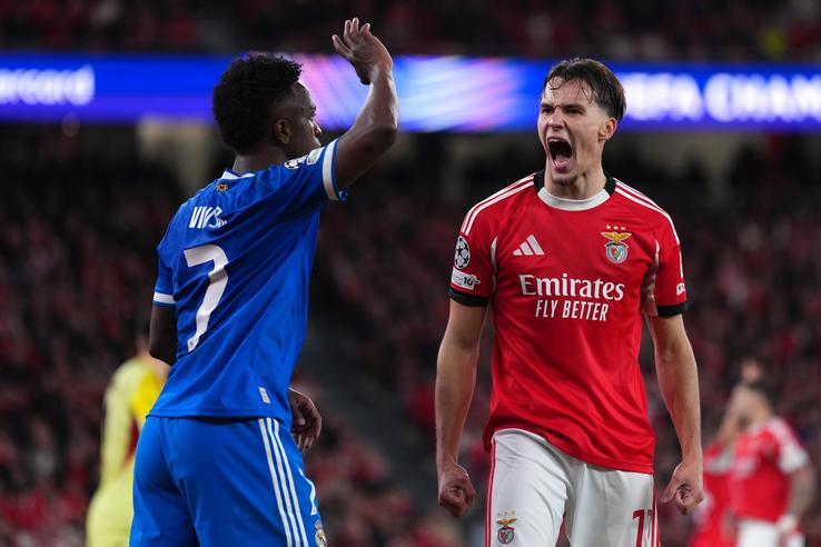 Vinicius, implicat într-un scandal-monstru în Benfica - Real Madrid // FOTO: Getty Images