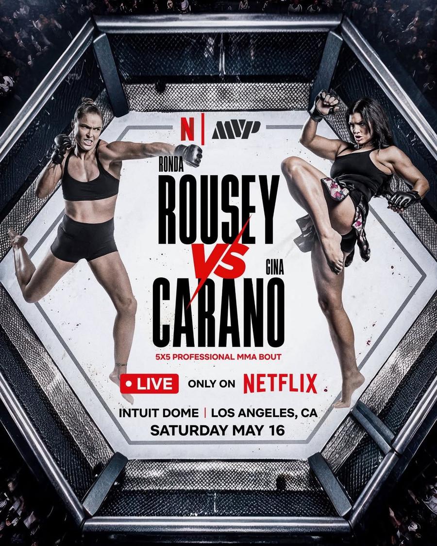 Ronda Rousey se va lupta cu Gina Carano // FOTO: Instagram Ronda Rousey revine în MMA după 10 ani: „Am așteptat atât de mult!”