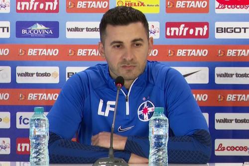 Lucian Filip, la conferința de presă premergătoare duelului cu CSU Craiova