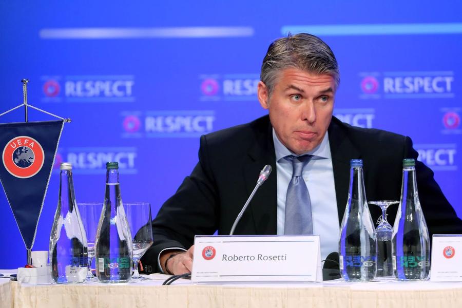 Roberto Rosetti (55 de ani), șeful comisiei pentru arbitri din cadrul UEFA. Foto: Imago Furie la UEFA! Nu vor fi meciuri de peste 100 de minute în cupele europene: „E nebunie, e absurd, e tragedie” » Un nume mare din fotbal a protestat