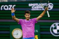 Carlos Alcaraz după încă o situație dificilă la Indian Wells: „Zilele trecute albine, apoi ploaie... Să vedem ce se mai întâmplă duminică”
