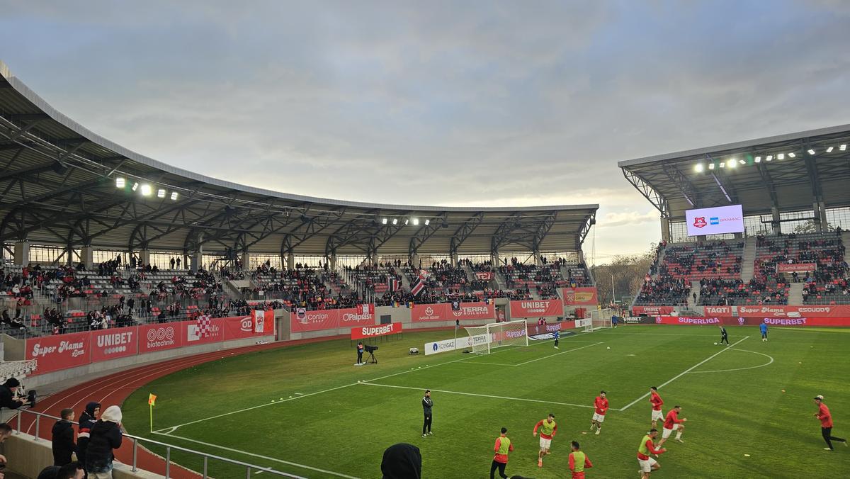 Imagini înainte de Hermannstadt - Dinamo