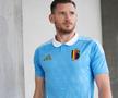 Echipamentul Belgiei de rezervă de la Euro, inspirat dintr-un desen animat, foto: Instagram @reddevils