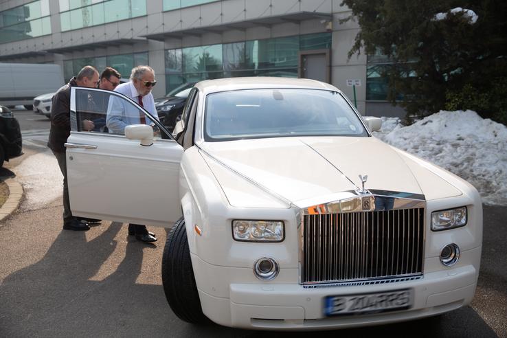 Mașina lui Ion Țiriac FOTO: Ionuț Iordache (GSP)