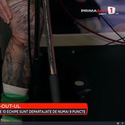 Cum arată piciorul lui Niczuly, după contactul cu Luckassen, foto: captură Prima Sport