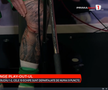 Cum arată piciorul lui Niczuly, după contactul cu Luckassen, foto: captură Prima Sport