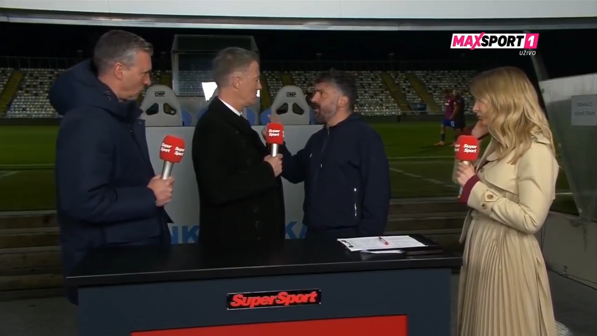 Gennaro Gattuso, imagini incredibile după înfrângerea usturătoare din campionat » A fost aproape de încăierare cu un analist: „Nici nu am ce să discut!”