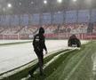 S-a întors iarna! » Cum arată terenul cu 90 de minute înainte de Sepsi - Gloria Buzău