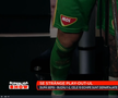 Cum arată piciorul lui Niczuly, după contactul cu Luckassen, foto: captură Prima Sport