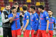 Conflict pe teren între doi jucători de la FCSB » Despărțiți cu greu de staff și coechipieri + Șut i-a bătut obrazul